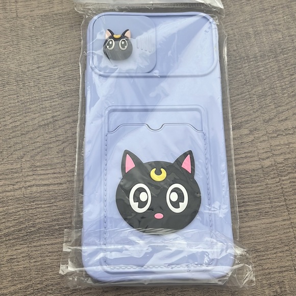 Purple Cat iPhone 11Pro Max Phone Case - Picture 2 of 4